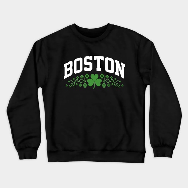 Boston irish Crewneck Sweatshirt by monolusi